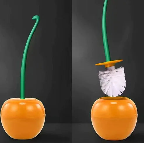 Cherry Toilet Brush Set